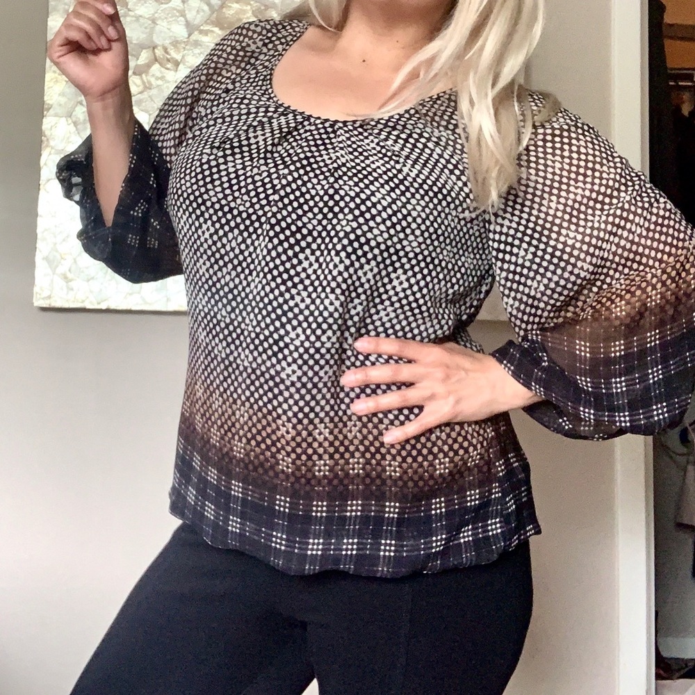 Polka dot top